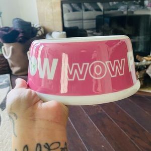 Victorias Secret Pink Dog Bowl